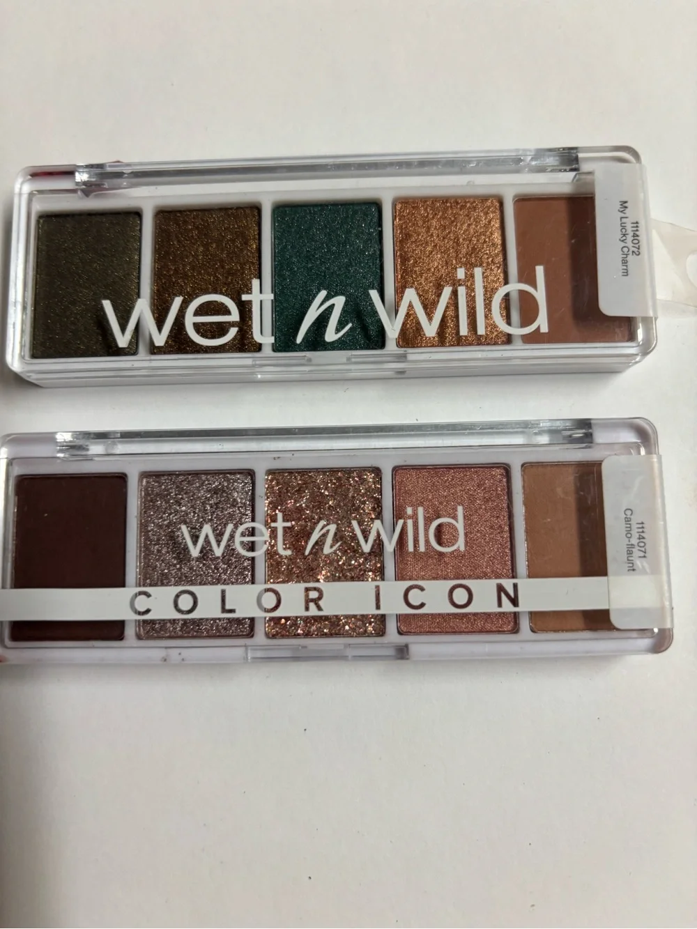 wet n wild Dual Palette Set — Green, Gold, Copper & Rose Tones